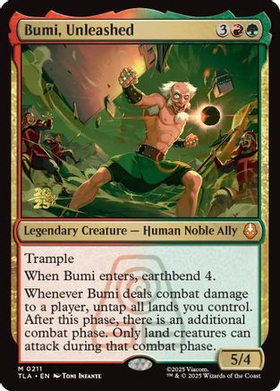 Bumi, Unleashed [Avatar: The Last Airbender Prerelease Cards]