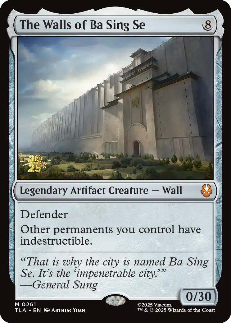 The Walls of Ba Sing Se [Avatar: The Last Airbender Prerelease Cards]