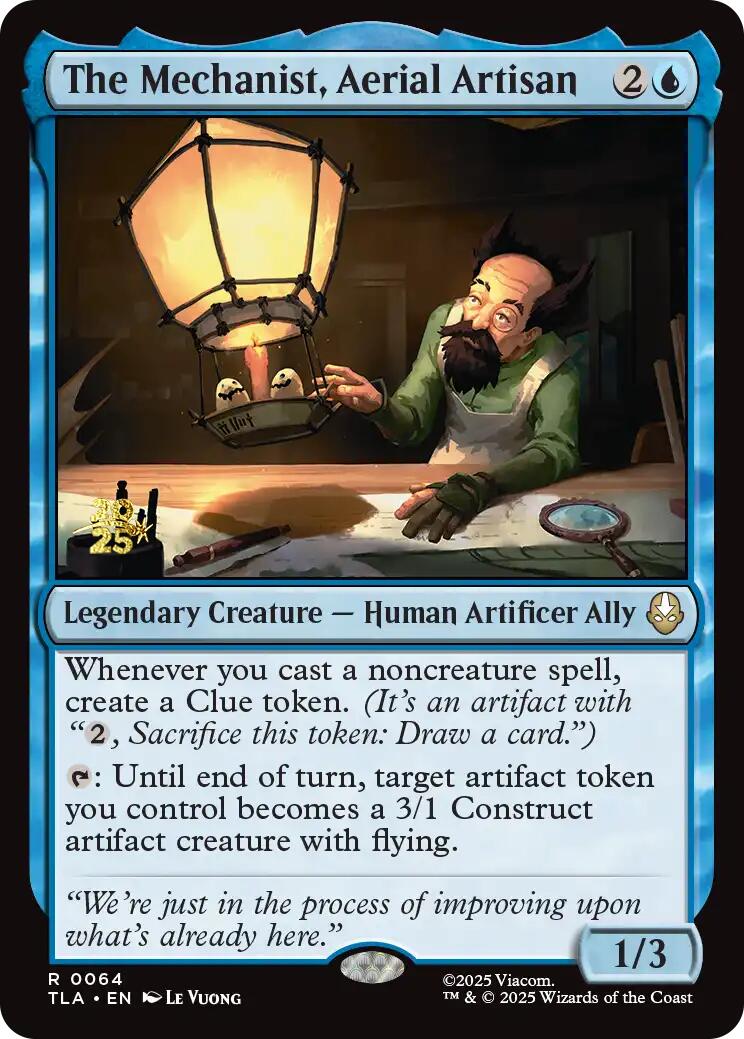The Mechanist, Aerial Artisan [Avatar: The Last Airbender Prerelease Cards]