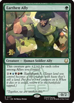 Earthen Ally [Avatar: The Last Airbender Prerelease Cards]