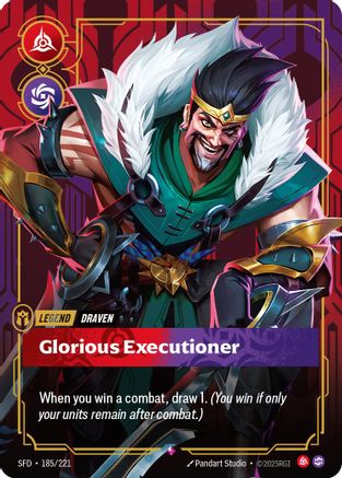 Draven - Glorious Executioner (185/221) - Spiritforged Foil