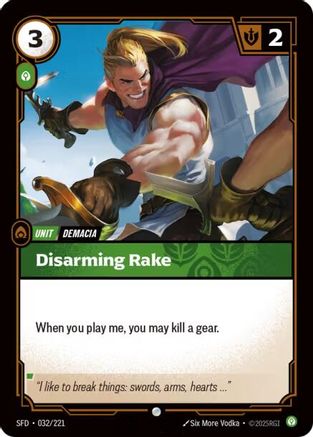 Disarming Strike (032/221) - Spiritforged Foil