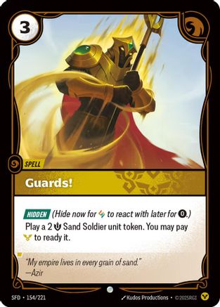 Guards! (154/221) - Spiritforged Foil