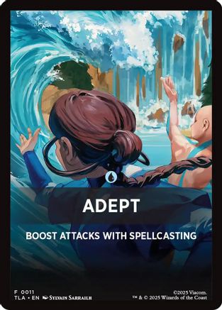 Adept Theme Card [Avatar: The Last Airbender Tokens]