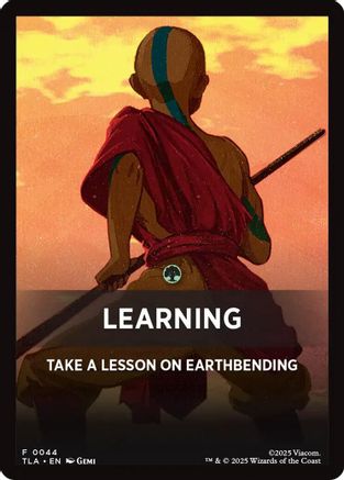 Learning Theme Card [Avatar: The Last Airbender Tokens]