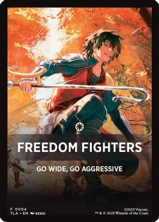 Freedom Fighters Theme Card [Avatar: The Last Airbender Tokens]