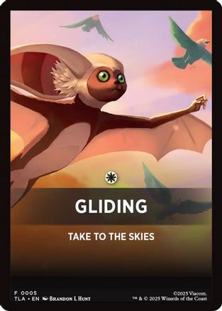 Gliding Theme Card [Avatar: The Last Airbender Tokens]