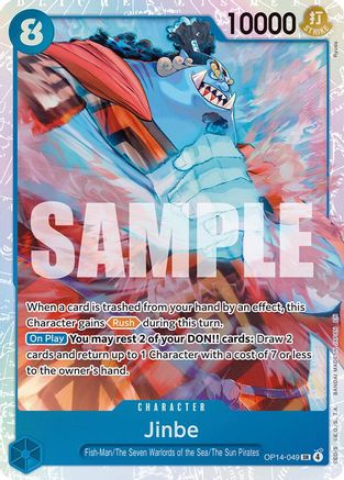 Jinbe (OP14-049) [The Azure Sea's Seven]
