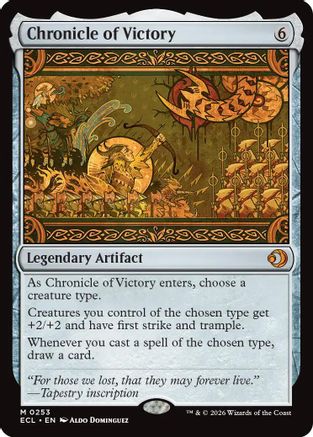 Chronicle of Victory (ECL-253) - Lorwyn Eclipsed Foil