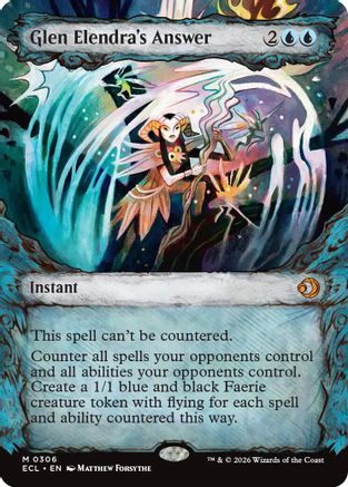 Glen Elendra's Answer (Showcase) (ECL-306) - Lorwyn Eclipsed Foil