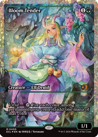 Bloom Tender (0400) (Showcase) (Fracture Foil) (ECL-400) - Lorwyn Eclipsed Foil