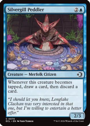 Silvergill Peddler (ECL-070) - Lorwyn Eclipsed Foil