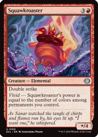 Squawkroaster (ECL-160) - Lorwyn Eclipsed Foil