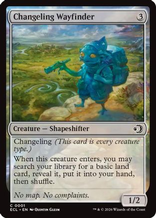 Changeling Wayfinder (ECL-001) - Lorwyn Eclipsed Foil
