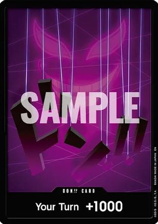 DON!! Card (Donquixote Doflamingo) (Double Pack Set Vol. 9) - The Azure Sea's Seven Foil