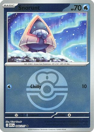 Snorunt (Love Ball) 046/217 - ME Ascended Heroes Reverse Holofoil - Common