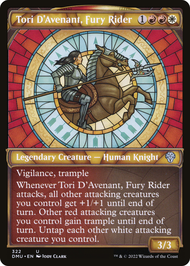 Tori D'Avenant, Fury Rider (Showcase) [Dominaria United]