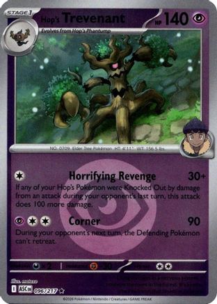 Hop's Trevenant (Energy Symbol Pattern) 096/217 - ME Ascended Heroes Reverse Holofoil - Rare