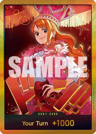 DON!! Card (Nami) (Gold) - Extra Booster: One Piece Heroines Edition Foil