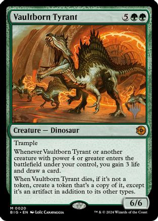 Vaultborn Tyrant (PPECL-020) - Promo Pack: Lorwyn Eclipsed