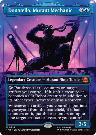Donatello, Mutant Mechanic (Borderless) (TMT-216) - Teenage Mutant Ninja Turtles Foil