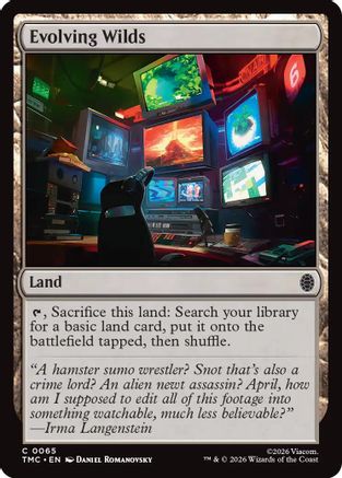Evolving Wilds (TMC-065) - Commander: Teenage Mutant Ninja Turtles