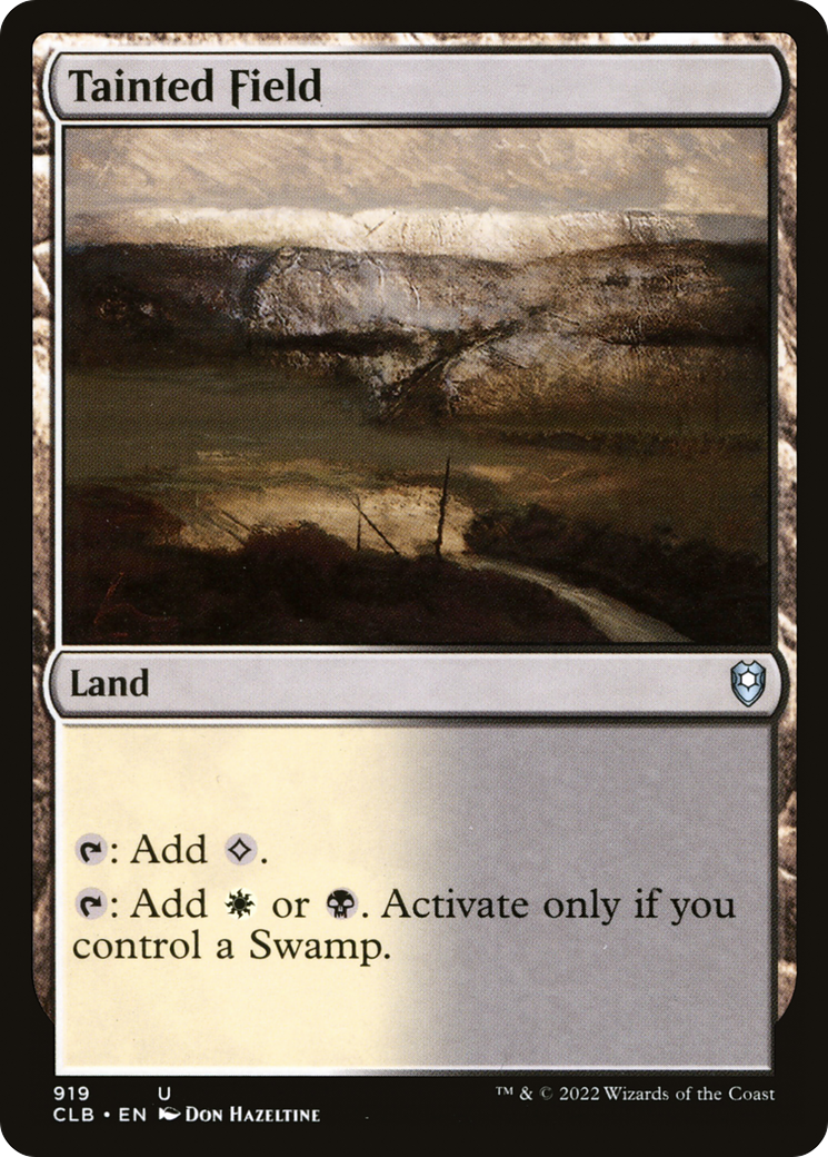Tainted Field [Commander Legends: Battle for Baldur's Gate]