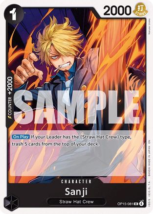 Sanji (OP15-081) (OP15-081) - Adventure on Kami's Island