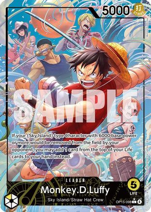Monkey.D.Luffy (OP15-098) (Alternate Art) (OP15-098) - Adventure on Kami's Island Foil