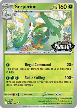 Serperior 064- ME Mega Evolution Promo Holofoil - Promo