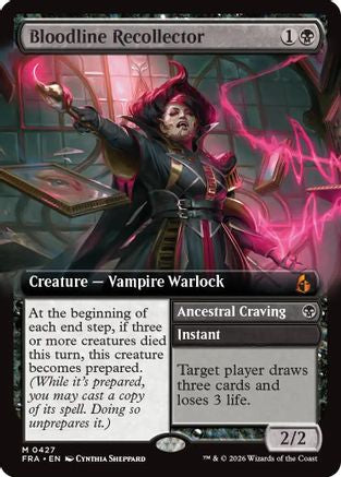 Bloodline Recollector (Extended Art) (FRA-427) - Reality Fracture Foil