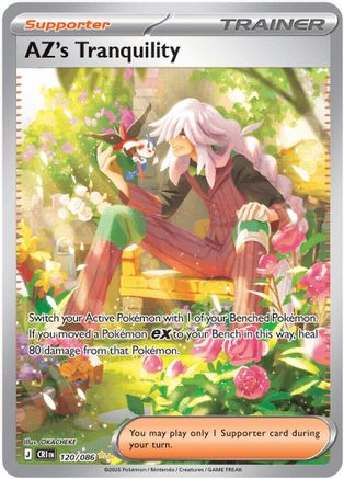 AZ's Tranquility 120/086 - ME04 Chaos Rising Holofoil - Special Illustration Rare