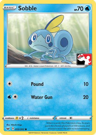 Sobble (Library Exclusive) 055- Miscellaneous Cards & Products Reverse Holofoil - Common