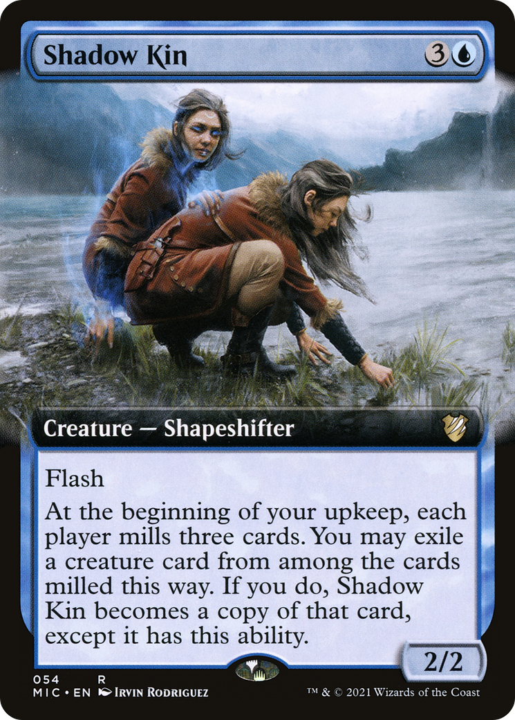 Shadow Kin (Extended Art) [Innistrad: Midnight Hunt Commander]