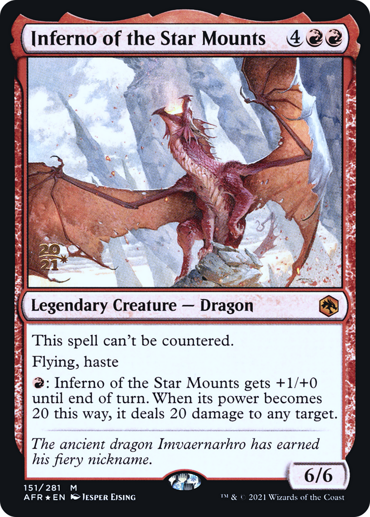 Inferno of the Star Mounts [Dungeons & Dragons: Adventures in the Forgotten Realms Prerelease Promos]