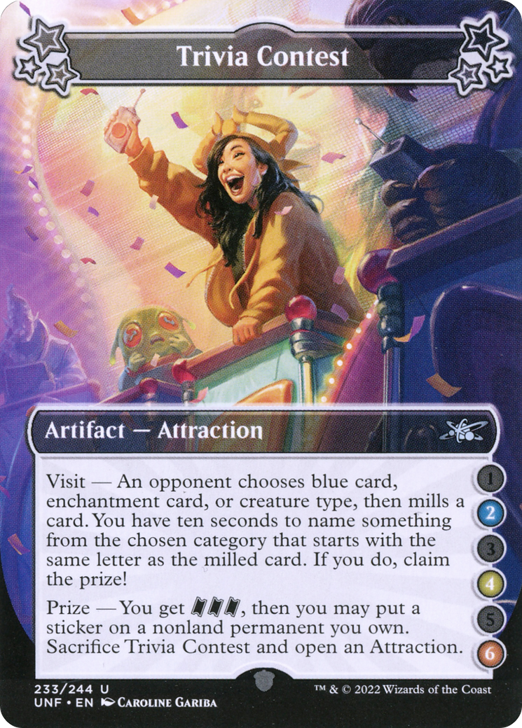 Trivia Contest (2-4-6) [Unfinity]