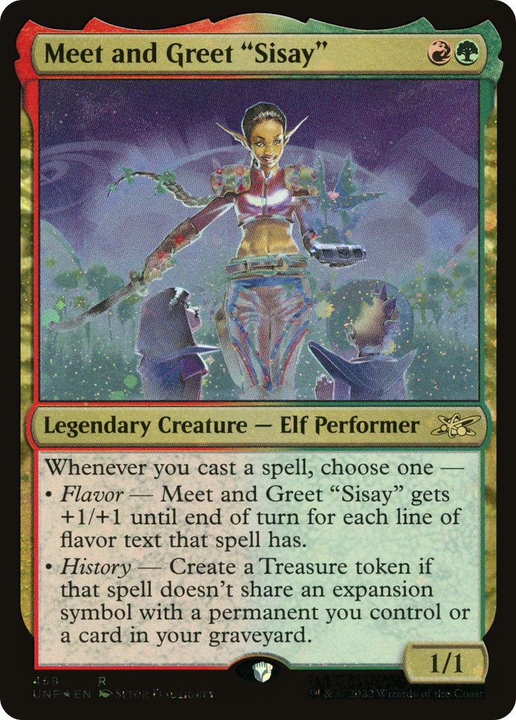 Meet and Greet "Sisay" (Galaxy Foil) [Unfinity]