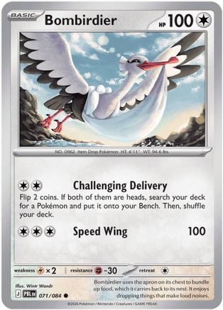 Bombirdier 071- ME05 Pitch Black Reverse Holofoil - Common