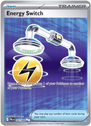 Energy Switch 107- ME05 Pitch Black Holofoil - Ultra Rare
