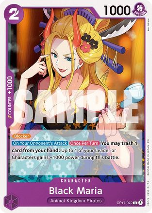Black Maria (OP17-072) - The World's Strongest Warriors