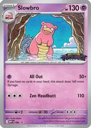 Slowbro (Pitch Black Stamped) 083- ME Mega Evolution Promo Holofoil - Promo