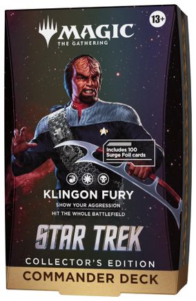 Star Trek Commander Deck - Klingon Fury (Collector's Edition)(Preorder)