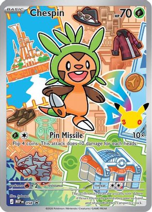 Chespin 058- First Partner Collection 2026 Holofoil - Promo