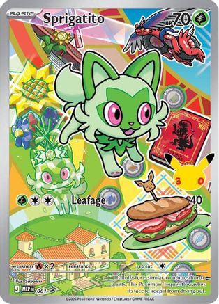 Sprigatito 061- First Partner Collection 2026 Holofoil - Promo