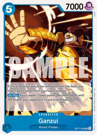 Ganzui (OP17-043) - The World's Strongest Warriors