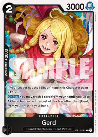 Gerd (OP17-081) - The World's Strongest Warriors Foil