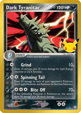 Dark Tyranitar 019- ME 30th Celebration Classic Collection Holofoil - Classic Collection