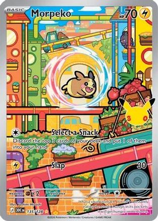 Morpeko 135/128 - ME 30th Celebration Holofoil - Illustration Rare