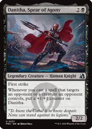 Danitha, Spear of Agony (FRA-227) - Reality Fracture Foil