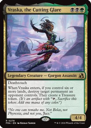 Vraska, the Cutting Glare (FRA-278) - Reality Fracture Foil